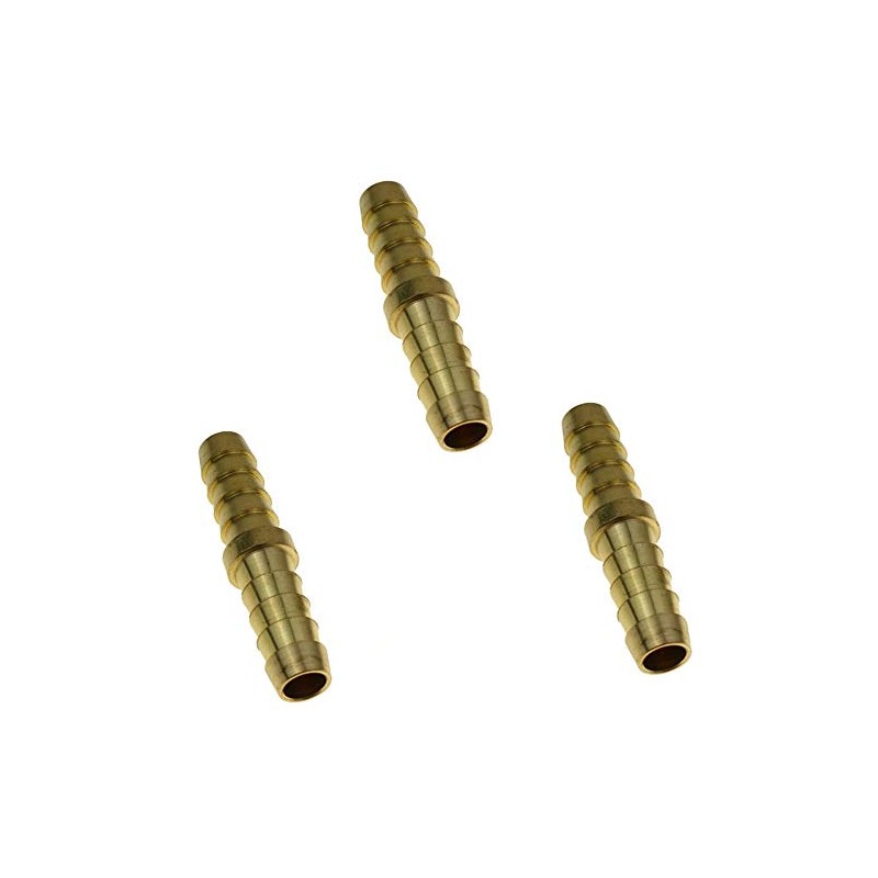 HongBoW Hardware 3 pcs Brass Hose Barb Reducer 5/16" to
