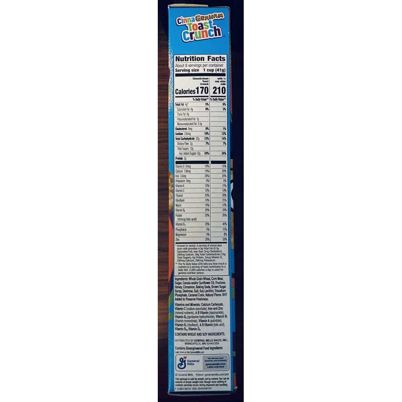 General Mills Cinna Graham toast crunch Cinnagraham Toast Crunch Limited