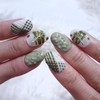 Matchanilla Bear Handmade Nail Tips - Long Ballerina / 말차닐라