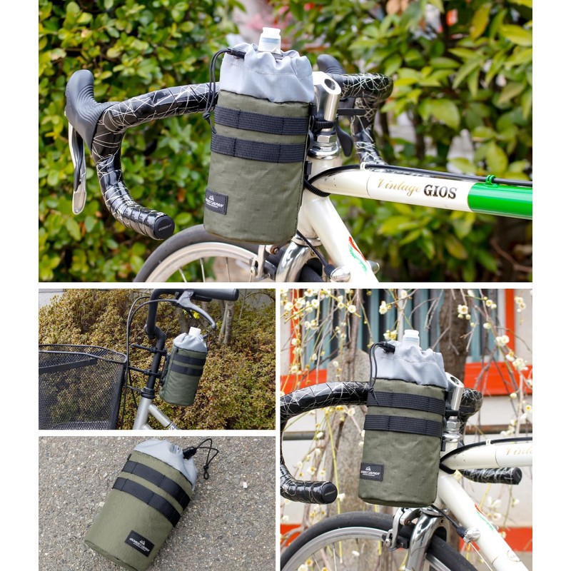 GORIX Bike Drink Holder Shoulder Bag Pouch Bottle 2way Road