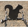 Magnum Target 3/8" AR500 Squirrel Rocking Ground Stand - Hardened Steel Shooting Target