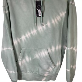 Goodfellow & Co. Men's Tie Dye Green Pull Over Hoodie XSmall NWT