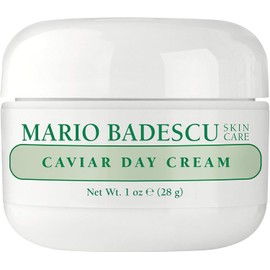 Mario Badescu Crema de día Caviar – Hidratante facial hidratante y reafirmante con extracto de caviar y elastina Rico en aminoácidos y ácidos grasos para pieles secas, sensibles y maduras Apoya la juventud, la elasticidad y la firmeza, 28 gr