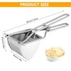 Potato Ricer 29×9.5×8.8cm, Stainless Steel Potato Ricer Multifunctional Fruit Vegetable