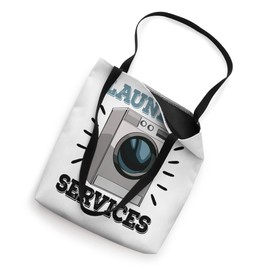 Laundry Services Mechanic Funny Women Washing Machine Tote Bag