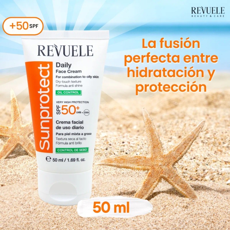 Revuele Sunprotect Crema Facial Control Grasa Fps50 50ml