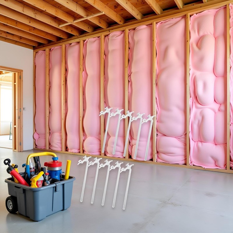 10-Pcs Clear Spray Foam Replacement Tubes -with Quick-Connect Nozzles for