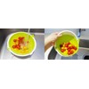 Kokubo KK-306 Colander, Red, Approx. 8.6 x 8.5 x 4.6