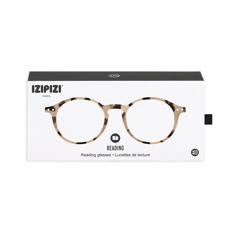 IZIPIZI Unisex Shape D Lesebrille, Light Tortoise, one Size