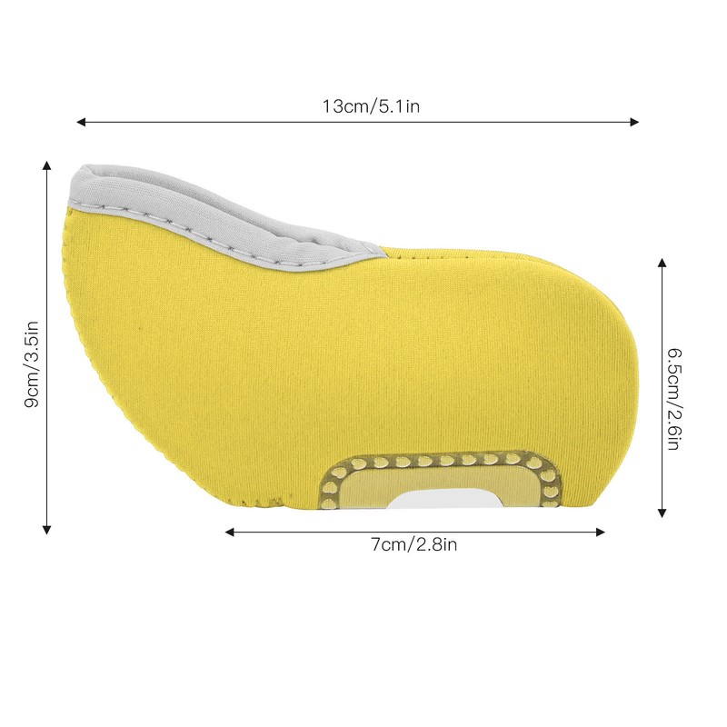 10Pcs Golf Putter Head Cover Iron Club See Through Window