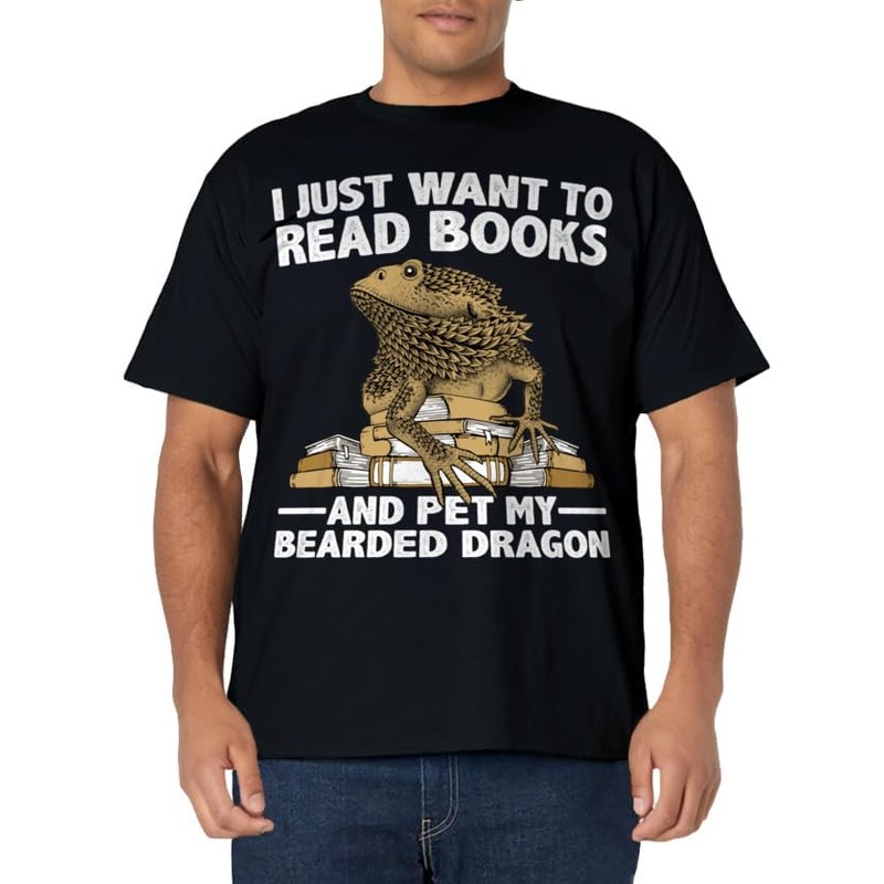 Cute Bearded Dragon For Men Women Zoology Reptile Book Lover