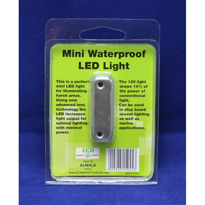 ALW4LS GREEN 12V DC LED MINI POD WATERPROOF IP67 STAINLESS