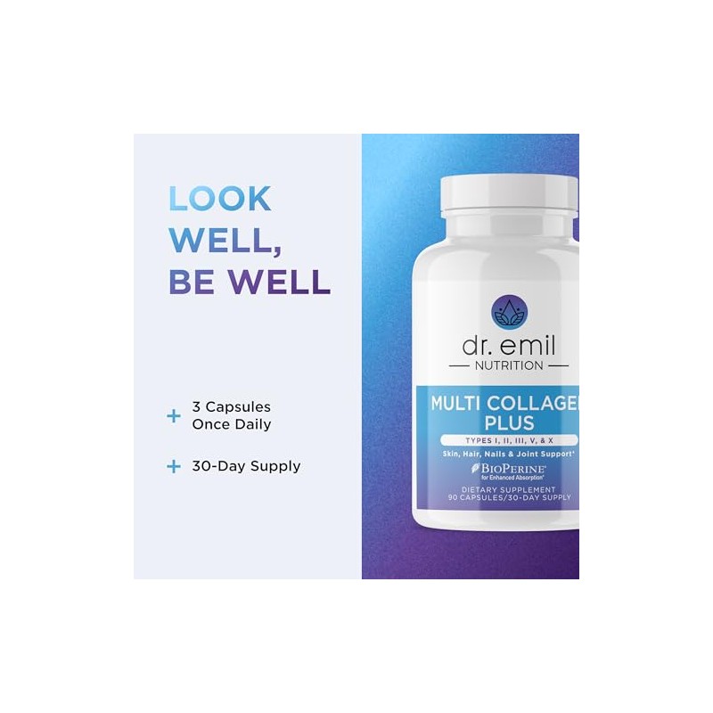 Emil Nutrition Multi Collagen Plus Pastillas Apoyar Cabello Piel Uñas