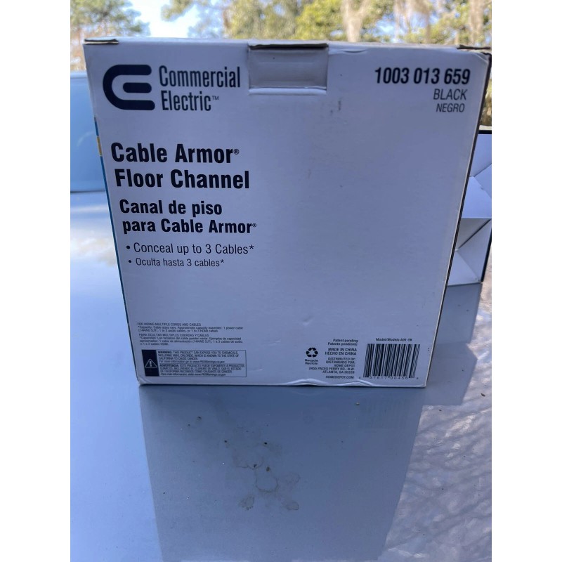 SimpleCord Commercial Electric 5 Foot Cable Armor Floor Channel Flexible