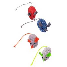 Ultra Natural Mouse Family: 5pc Catnip Cat Toy Set