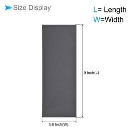 CoCud Wet Dry Sanding Sheets 9" x 3.6" 360 Grit Sandpaper Sheets Made of Silicon Carbide (Application: Drywall, Wood, Metal), Set of 5
