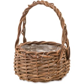 Posh Living 11655 Round Pot Cover Garden Basket Small
