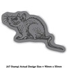 A7 'Rat' Unmounted Rubber Stamp (RS00032308)