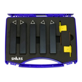 Shars 3/4" 5 Pcs Indexable Carbide TCMT Insert Turning Tool Set 404-1043 P]
