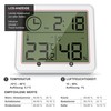 CSL Digital Mini Thermo-Hygrometer, Indoor Thermometer, Room Thermometer, Temperature and