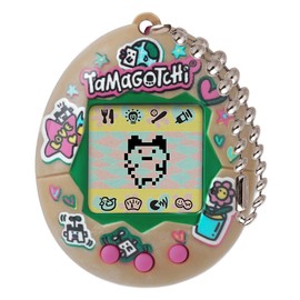 TAMAGOTCHI Bandai Original Sustainable Egg-Shell Digital Pet | Nurture and Raise Your Virtual Pet | Eco-Friendly Case | Includes Original Tama-Art Stickers | Retro 90s Japanese Kids’ Toy