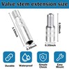 DAWZMR 8 PCS Valve Stem Extender 39mm & 25mm, Metal