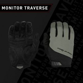 Lizard Skins Monitor Traverse-X-Small-Titanium-New22 Unisex Adult Gloves