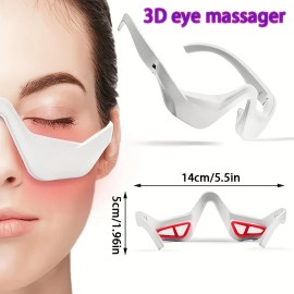 Unbranded High-Frequency Compact Minimalist Efficient USB Charging 4 Modes 3D Eye Massager