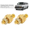 Battery Terminal Adapters, 2 Pcs Battery Terminal Adapters Brass Battery