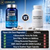 Clean Magnesium Glycinate 1500mg, 4-in-1 Complex, 120 Vegan Capsules