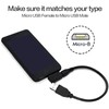 Haiker 1 Pair Right Left Angle Micro USB Male 90