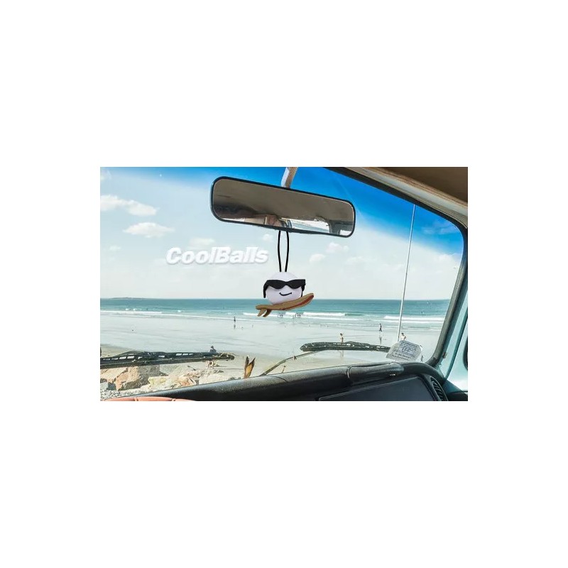 CoolBalls Cool Surfer Dude Surfing Car Antenna Topper Dashboard Buddy
