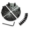 Holzstar 5931055 Face Plate for Four-Jaw Chuck Professional Set (Mounting