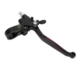 Niiyen Motorcycle Brake Lever, 1 Piece Brake Handle with Brake Aid, Motorcycle Bicycle Long Handle Clutch Brake Lever Handle Fit for 50CC 60CC 80CC