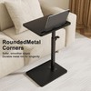 YUHFERA Sofa Armrest Tray Table for Couch - 360° Swivel