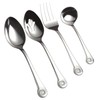 Ginkgo International Sanibel Surf 4-Piece Stainless Steel Hostess Serving Set