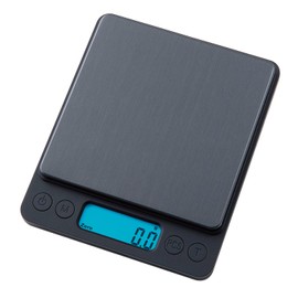 Latuna Digital Kitchen Scale, (Supervised by Culinary Expert), 3kg Cooking Scale, Cuisine, Baking, Letter Scale, Compact, Tare Function, Auto Off, (0.5 - 3,000g; 0.1-gram Increments, Black)