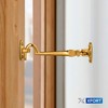XFORT Polished Brass Cabin Hook Gate Latch Door Latch Door