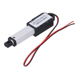 30mm Linear Actuator 12V DC Mini Electric Linear Actuator Noise Cancelling Short Circuit Waterproof (Stroke 30mm-15mm/s-50N), Linear Actuator and Push Rod