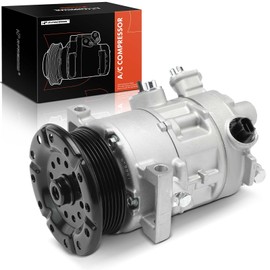 A-Premium Air Conditioner AC Compressor with Clutch Compatible with Jeep Compass 2007-2008, Patriot 2007-2008 & Dodge Caliber 2007-2009, 1.8L 2.0L 2.4L