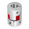 Clutch Coupler Aluminium 8mm x 10mm Shaft Coupling Flexible Plum