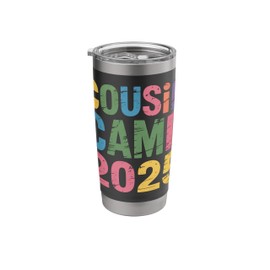 Cousin Camp 2025 Pajamas Kids Girls Toddler Matching Stainless Steel Insulated Tumbler