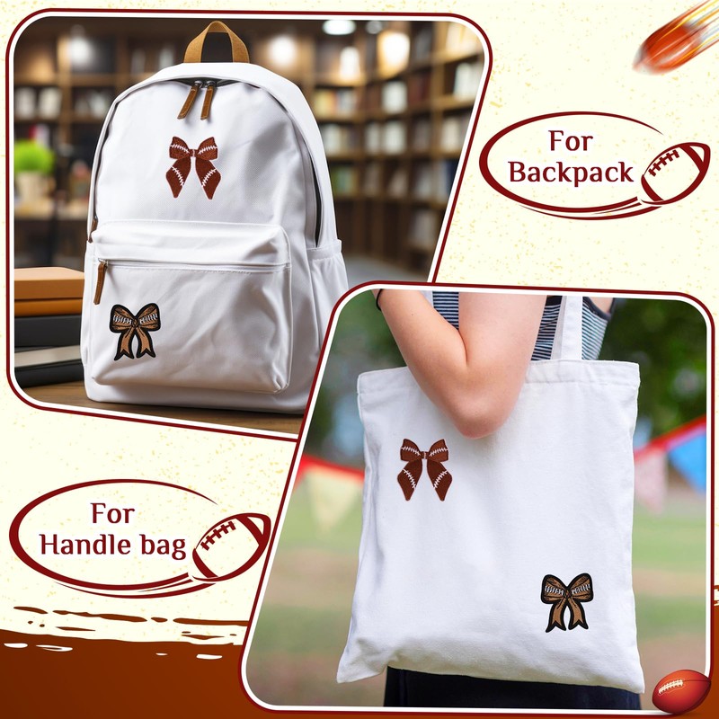 Bow Iron on Patch 3x2.8 in Shiny Embroidery Cute Applique