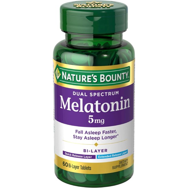 Does not apply Melatonin 5Mg Dual Spectrum, 100% Drug Free