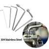 Set of 290 Grub Screws Stainless Steel Cone Tip Hex
