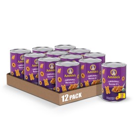Annie's Organic Bernie O's, Canned Pasta in Tomato & Cheese Sauce, 15 oz. (Pack of 12)