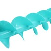 Zunate Ice Auger for Fishing - 6-inch 2-Blade Drill with