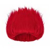 Short Red Wig Men Spiky Headband Light Red Cosplay Wigs