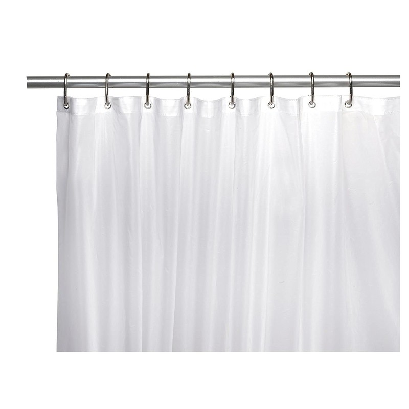 Venice Collections Elegant Heavy Duty Vinyl Shower Curtain Liner with