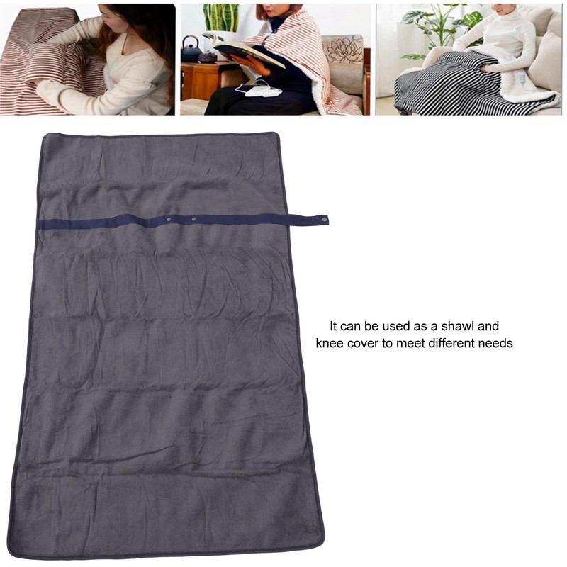 Warming Electric Blanket USB Polyester Fiber Multifunctional Adjustable Fast Heating